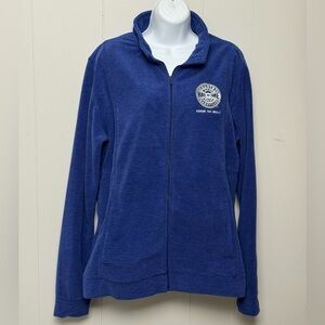 Landway Outerwear Womens Country Music Hall of Fame Full Zip Blue Jacket Size XL